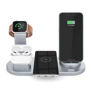 6 in 1 wireless charger stand for Apple,Samsung and Univesal